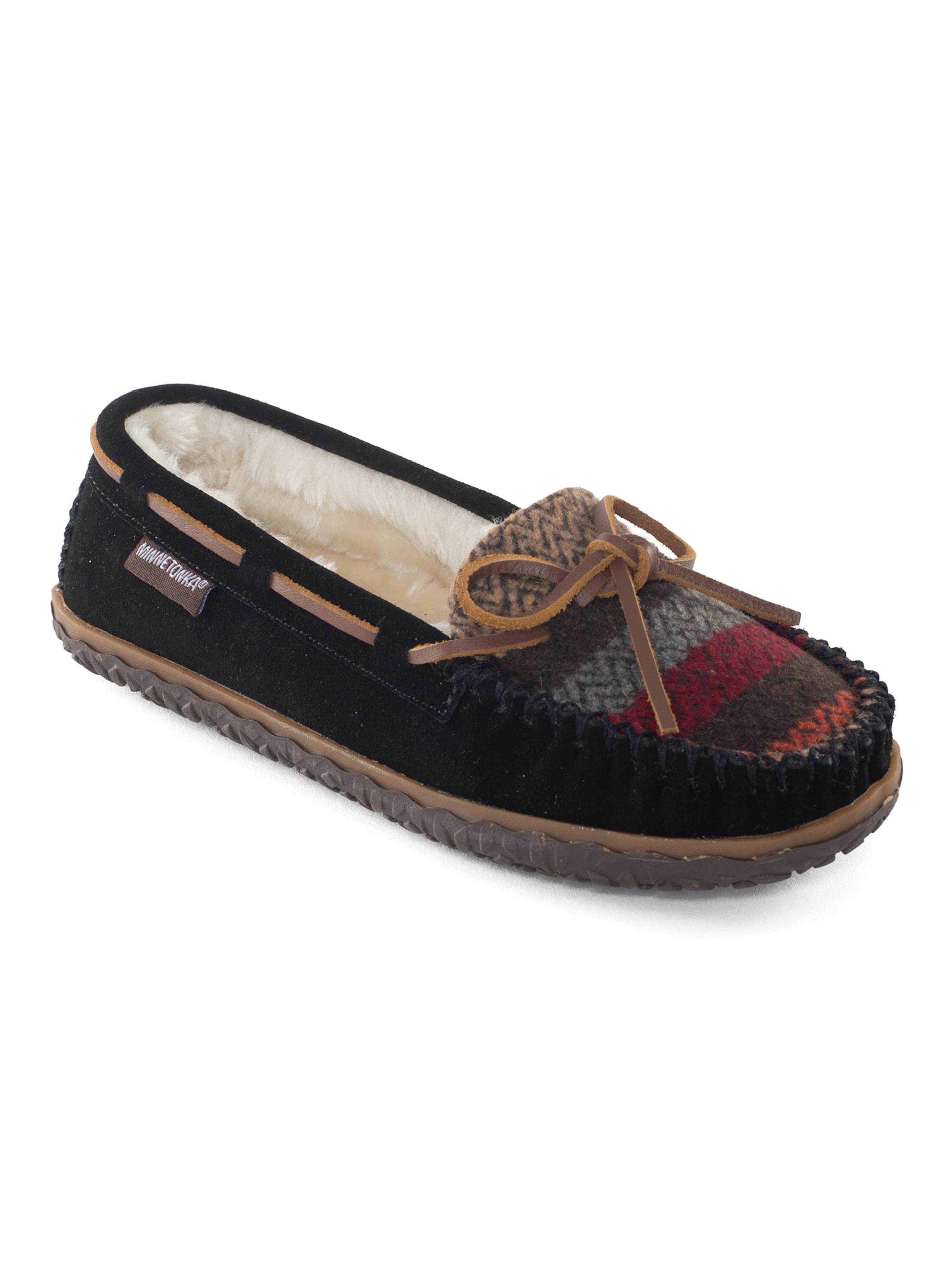 Minnetonka Mokassin 'Tilia' in Schwarz