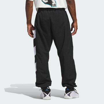 Effilé Pantalon de sport 'Anthony Edwards Foundation' ADIDAS PERFORMANCE en noir