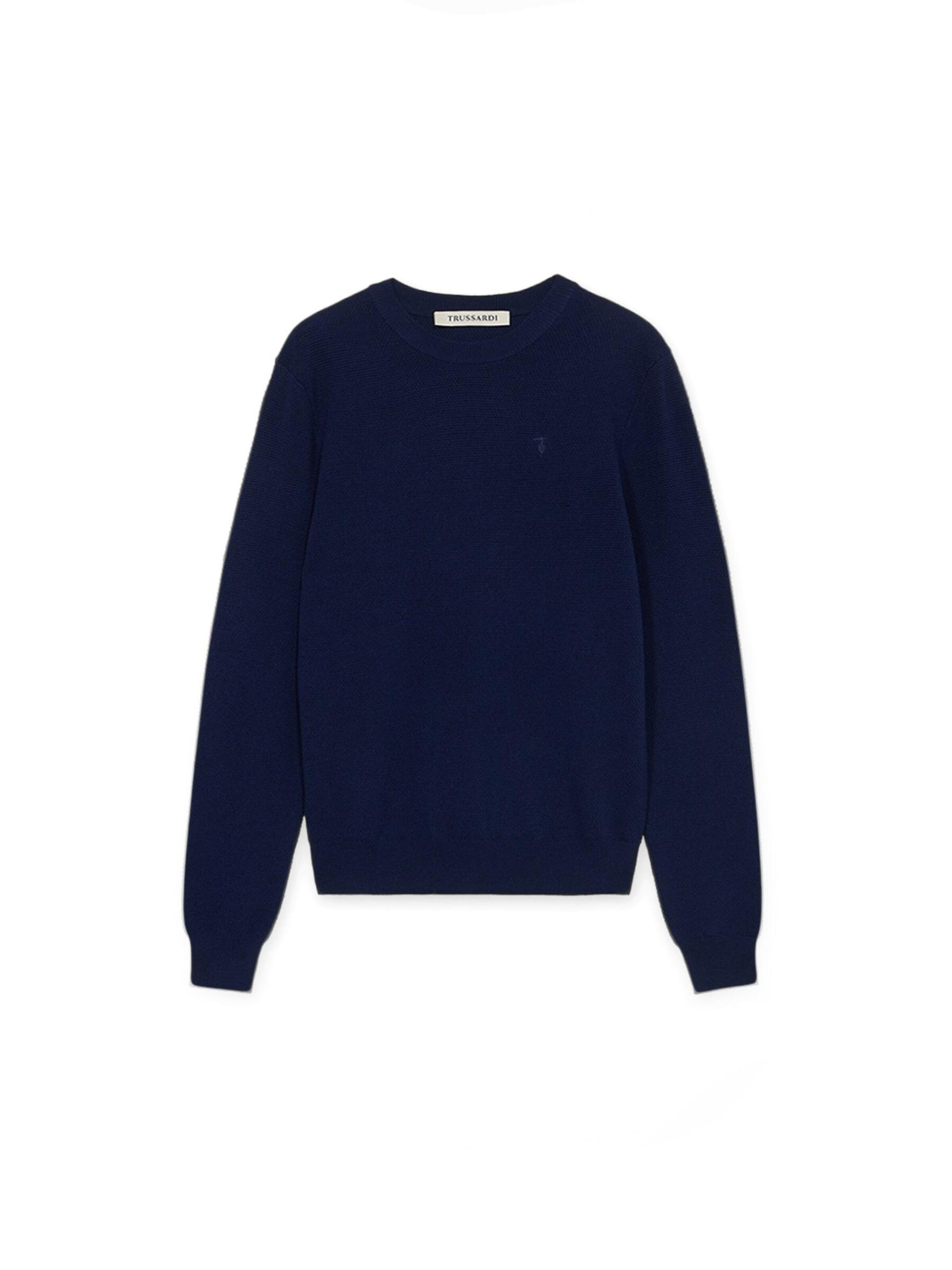 Pullover di Trussardi in blu: frontale