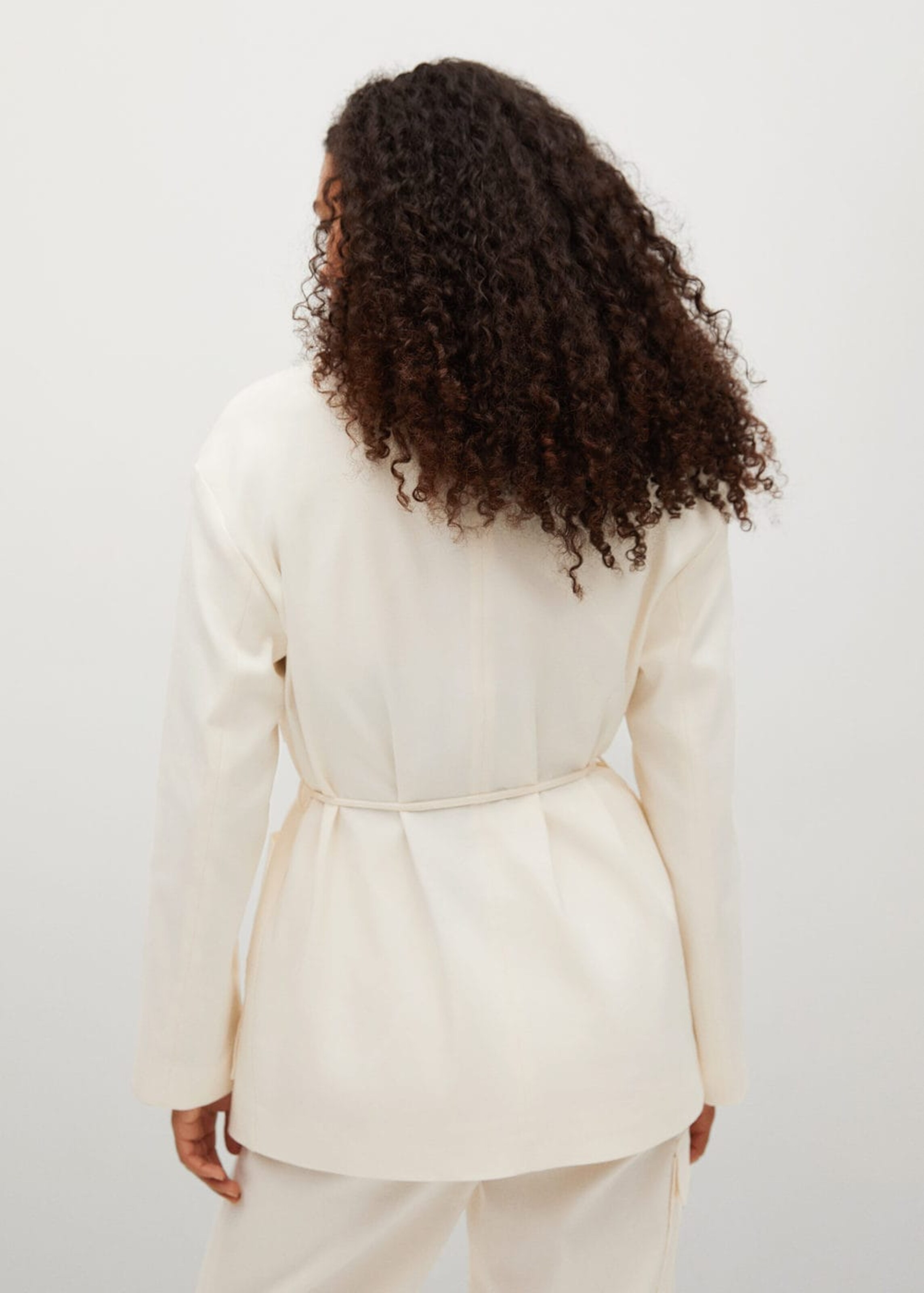 Frauen Blazer MANGO Blazer 'Blanca' in Creme - HU05107 Frauen Blazer MANGO Blazer 'Blanca' in Creme - HU05107