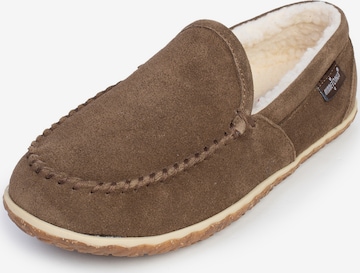 Minnetonka - Mocasines 'Tilden' en marrón: frente