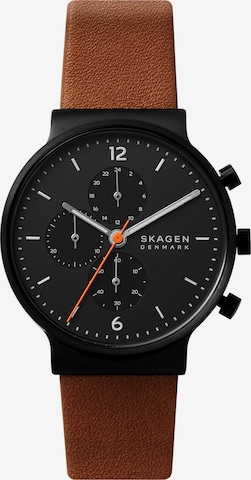 SKAGEN Analoguhr in Schwarz: predná strana