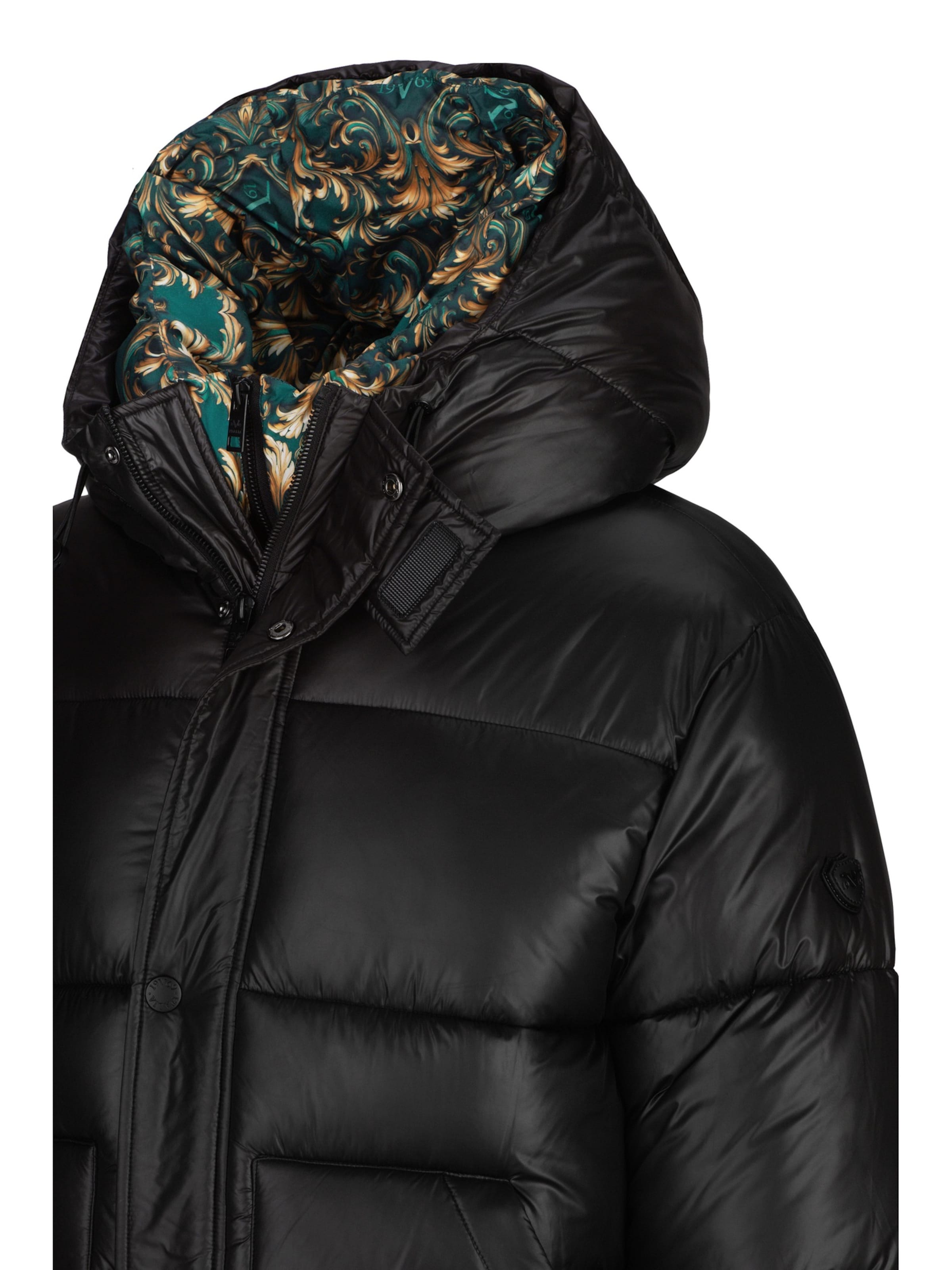 19V69 ITALIA Winter jacket ' Alberto ' in Black: front