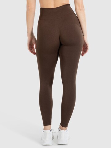 Coupe slim Leggings ' Layne ' Smilodox en marron
