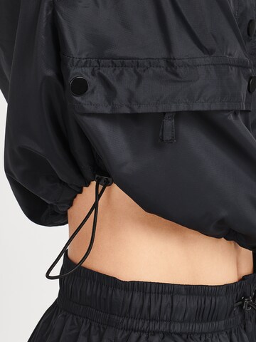 ABOUT YOU x VIAM Studio Between-Season Jacket 'Serious' in Black