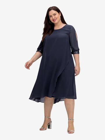 SHEEGO Dress in Blue: front