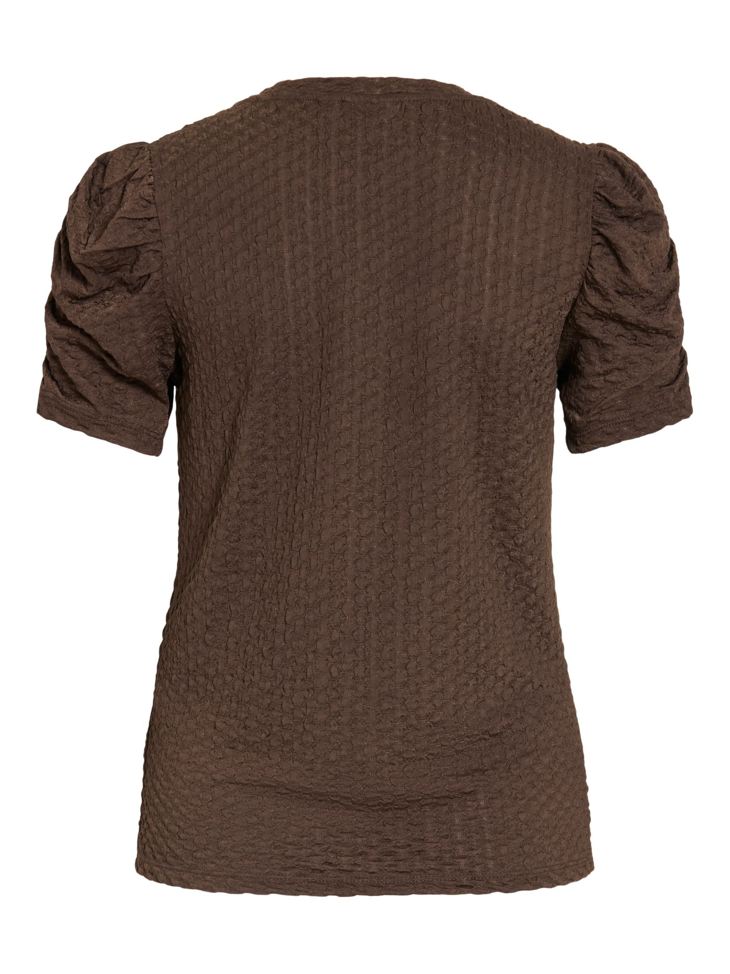 VILA - Blusa 'VIAnine' en marrón