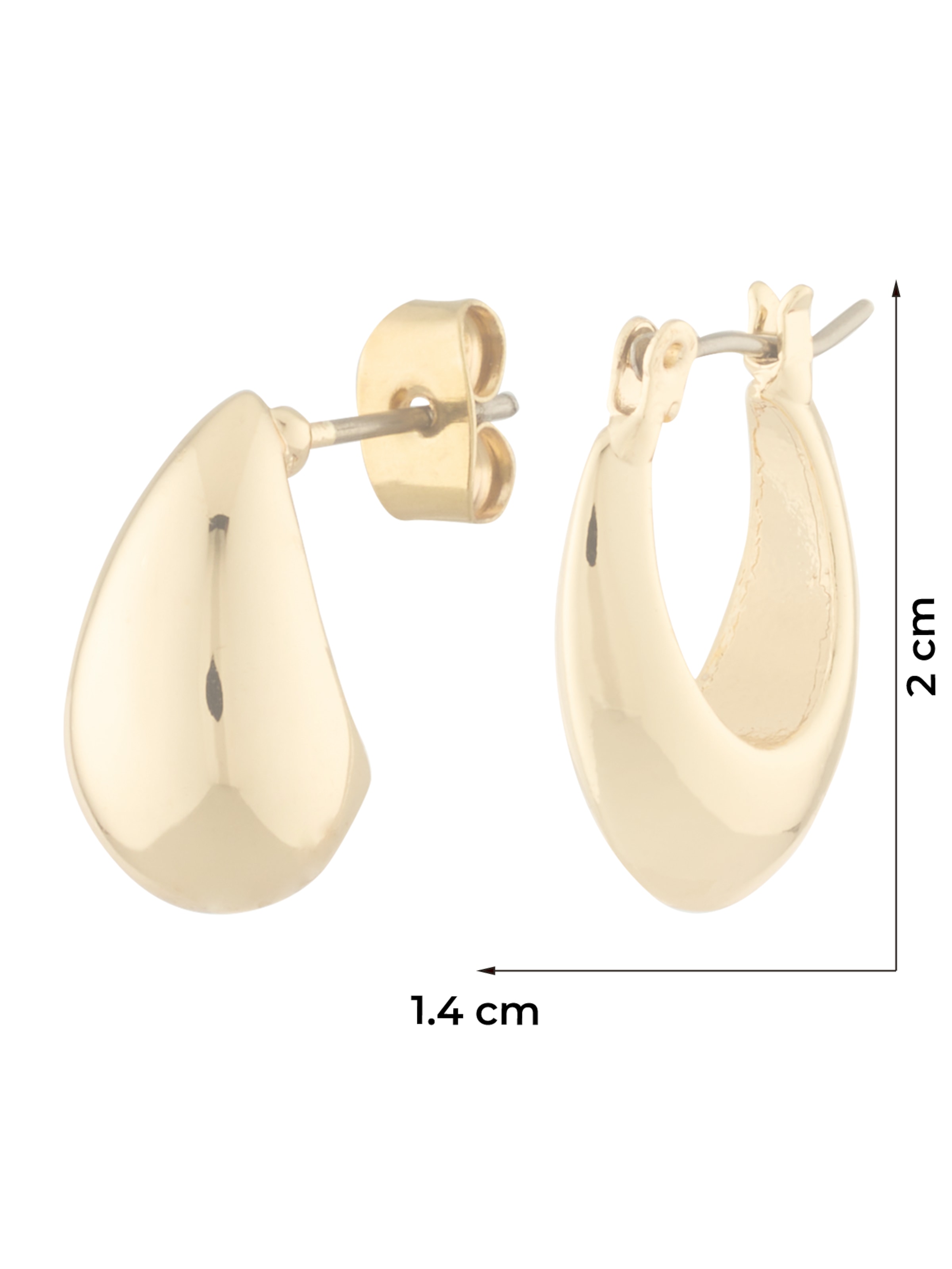 PIECES Kõrvarõngas 'PCFIE', värv Kuld