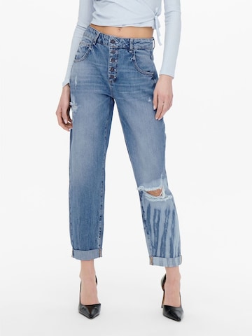 ONLY Tapered Jeans 'Troy' i blå: framsida