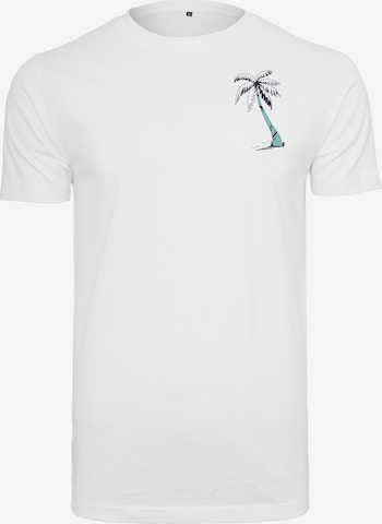 T-Shirt 'Summer Vibes' Mister Tee en blanc : devant
