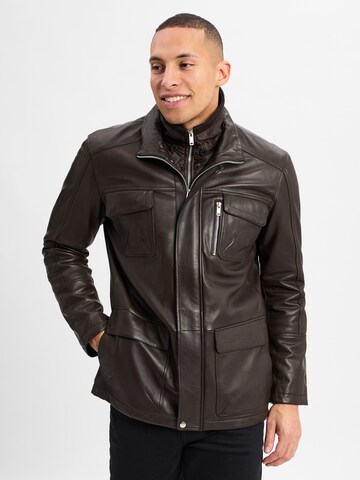 Andrew James Between-season jacket in Brown: front