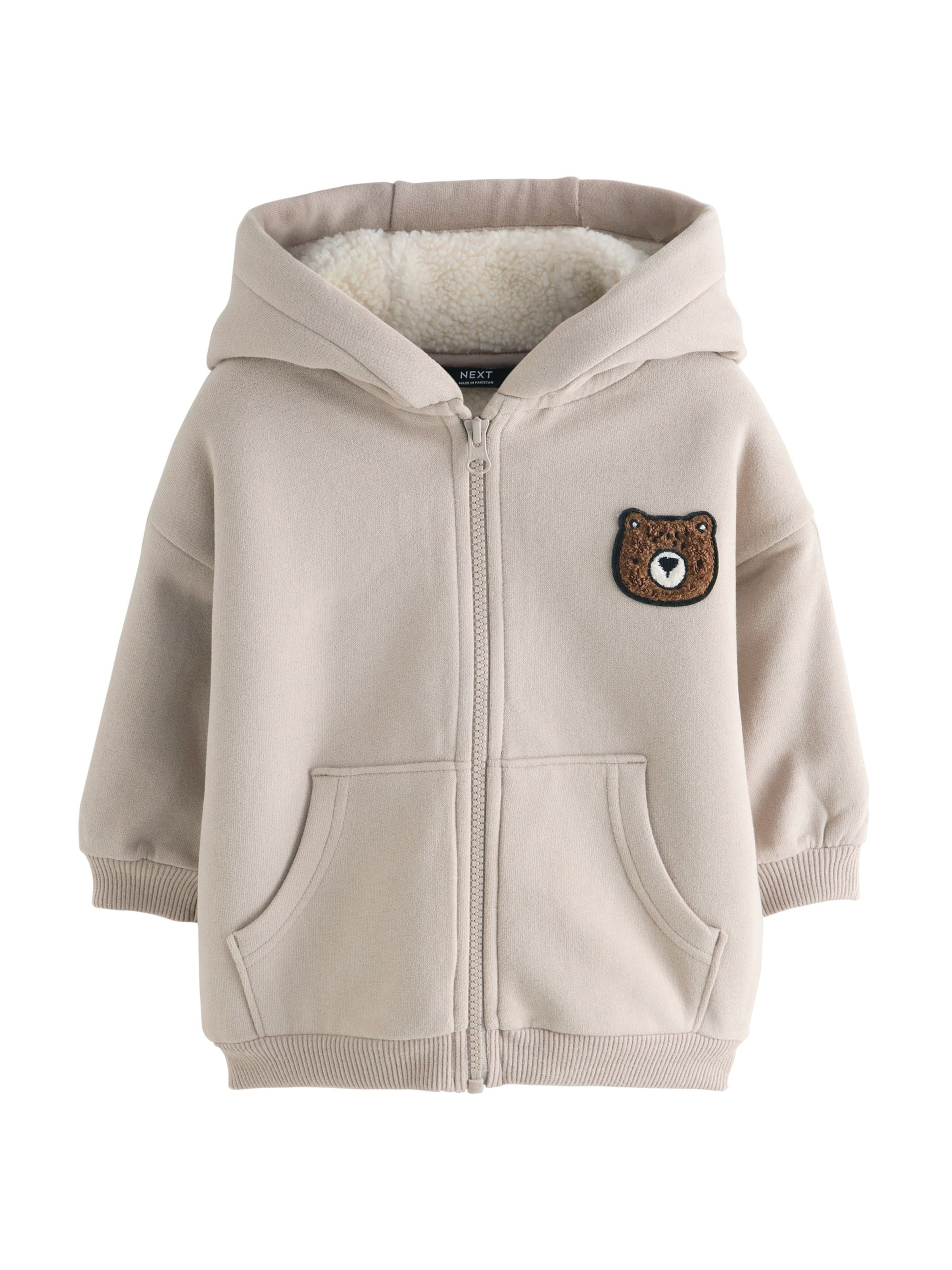 Geacă de primăvară-toamnă de la Next pe gri: față