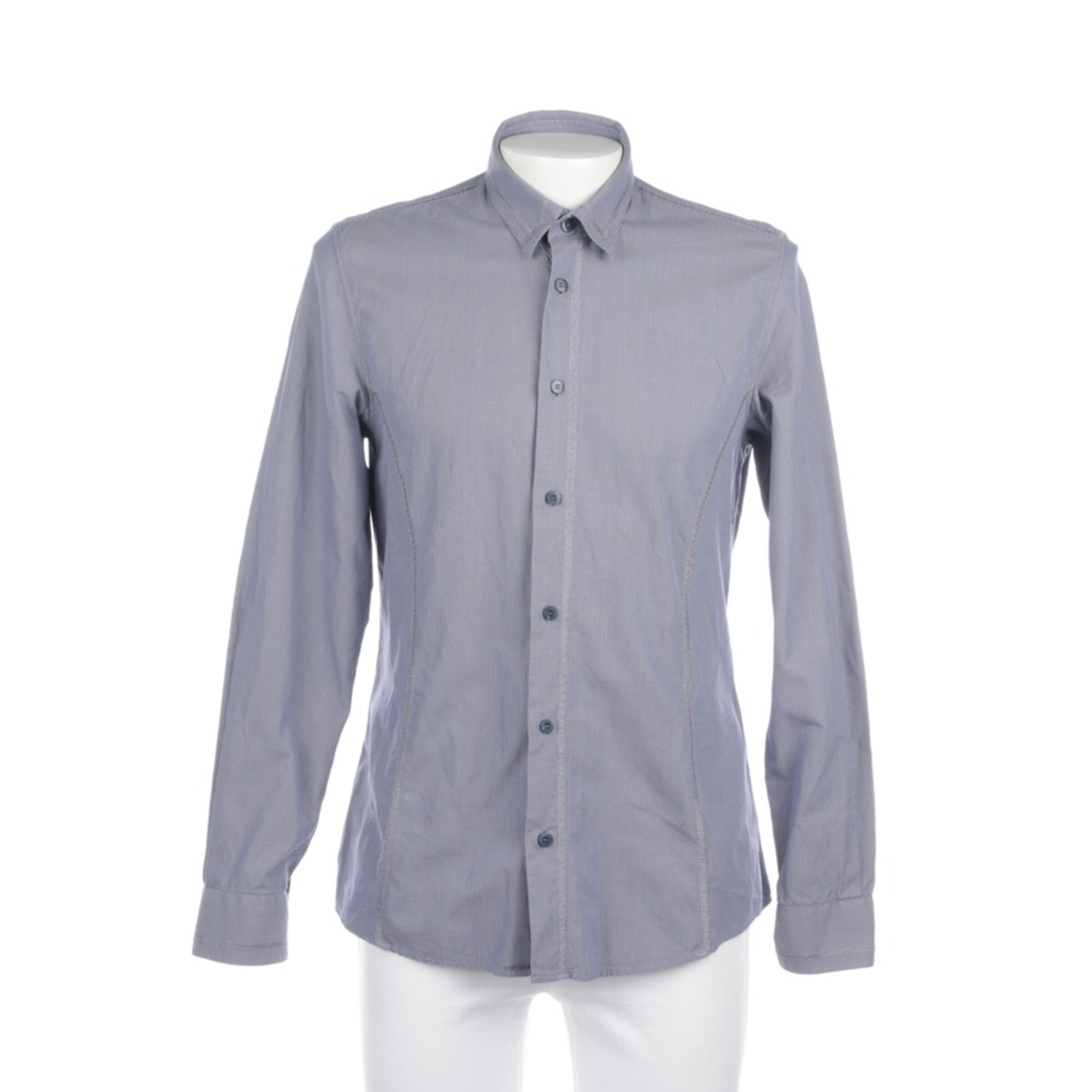 Versace Jeans Freizeithemd / Shirt / Polohemd langarm in XS in hellblau, Produktansicht
