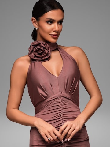 Ombre Evening dress in Brown