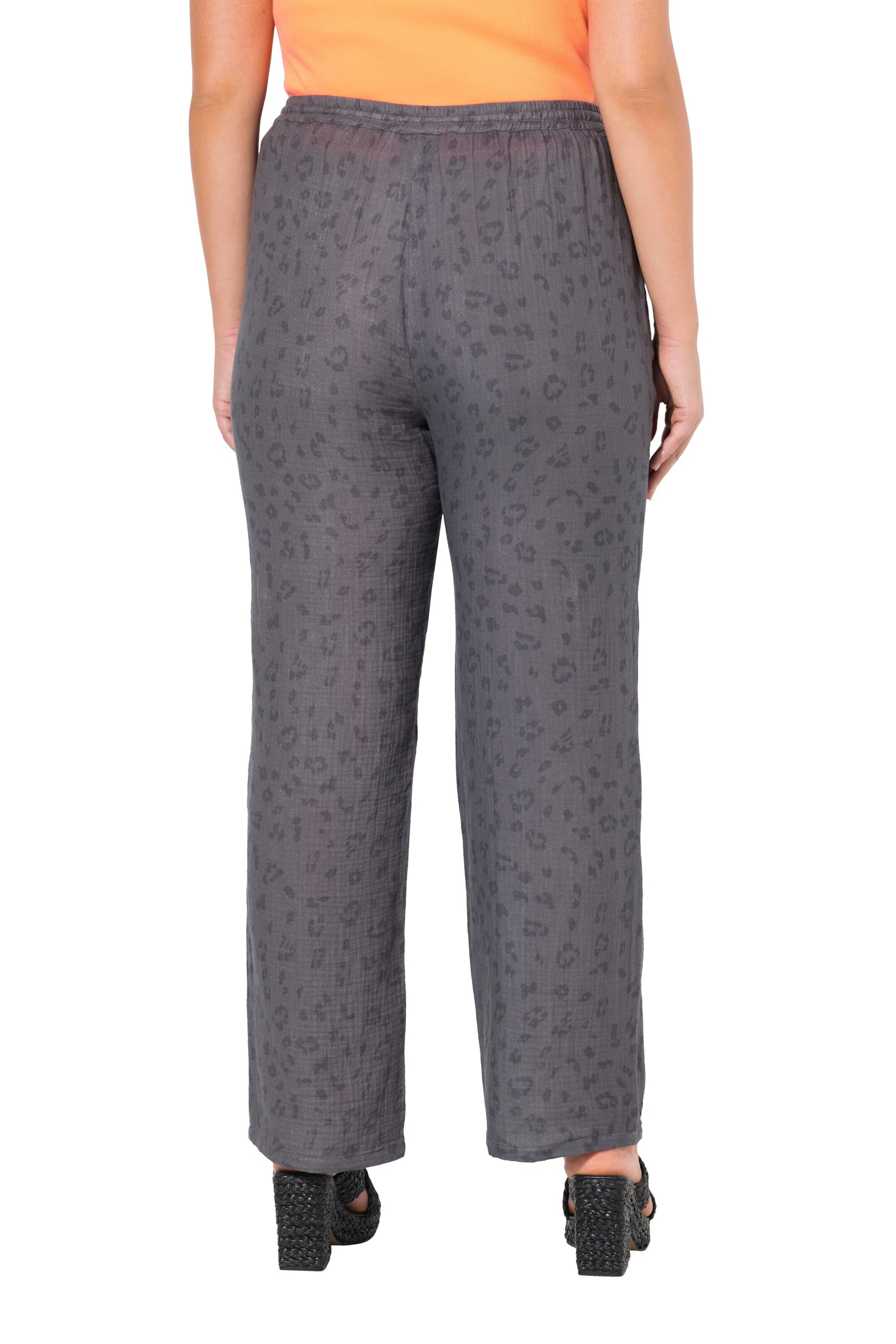 Ulla Popken Loosefit Broek in Grijs