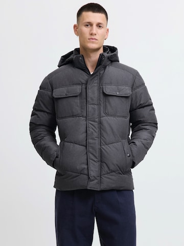 JACK & JONES Зимно яке 'JJMORGAN' в сиво: отпред