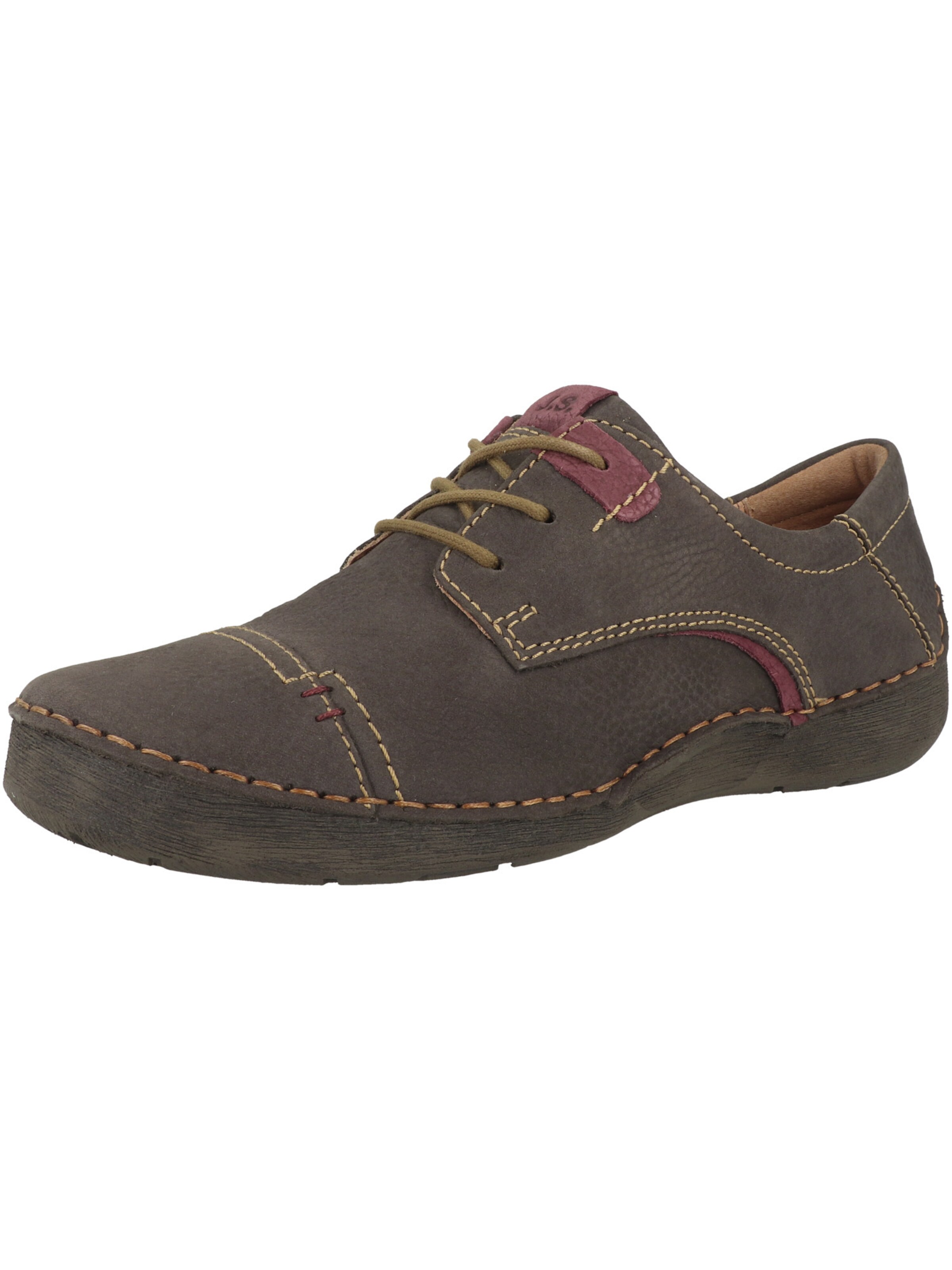 Chaussure à lacets JOSEF SEIBEL en marron : devant