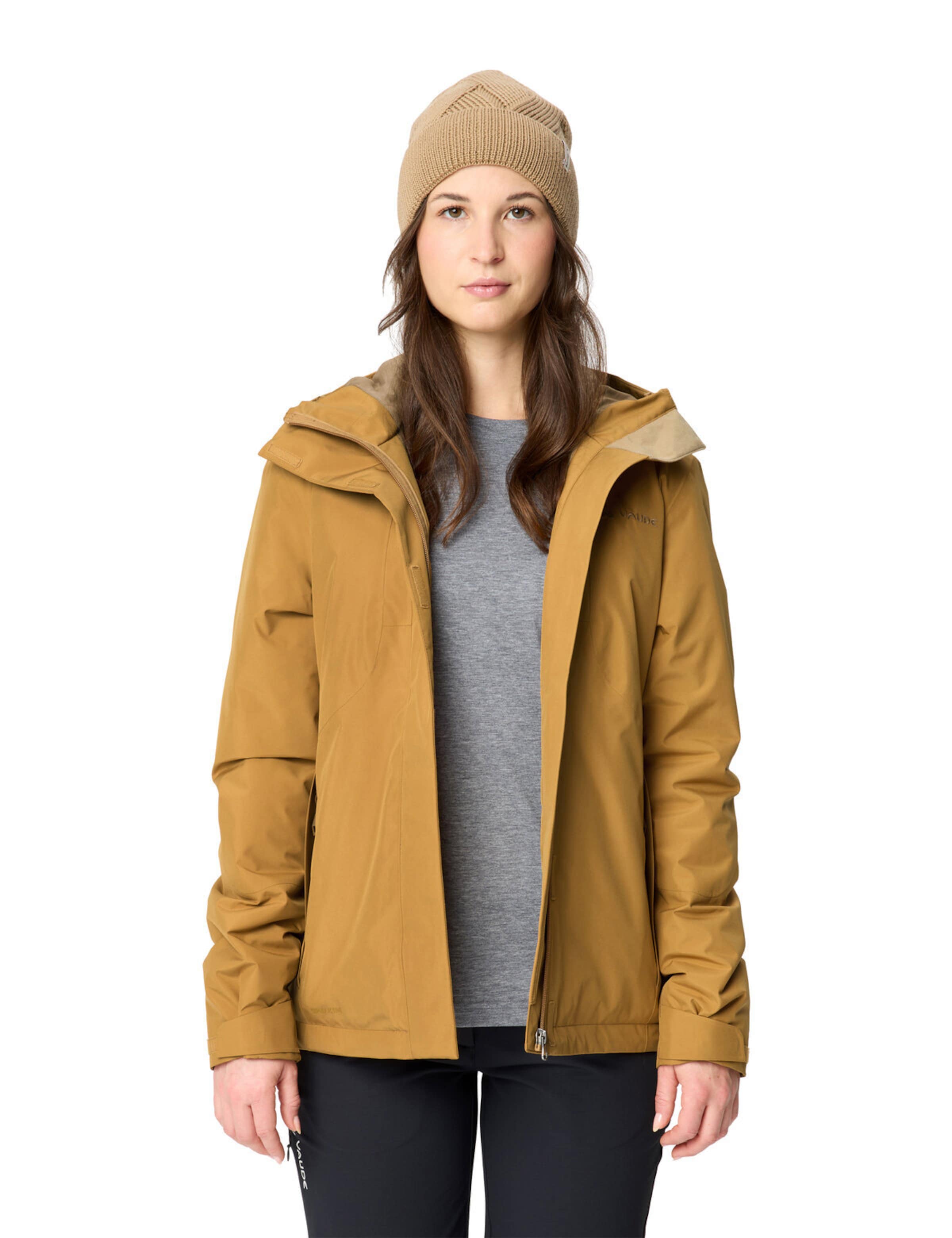 VAUDE Outdoorjacke 'Rosemoor II' in Braun