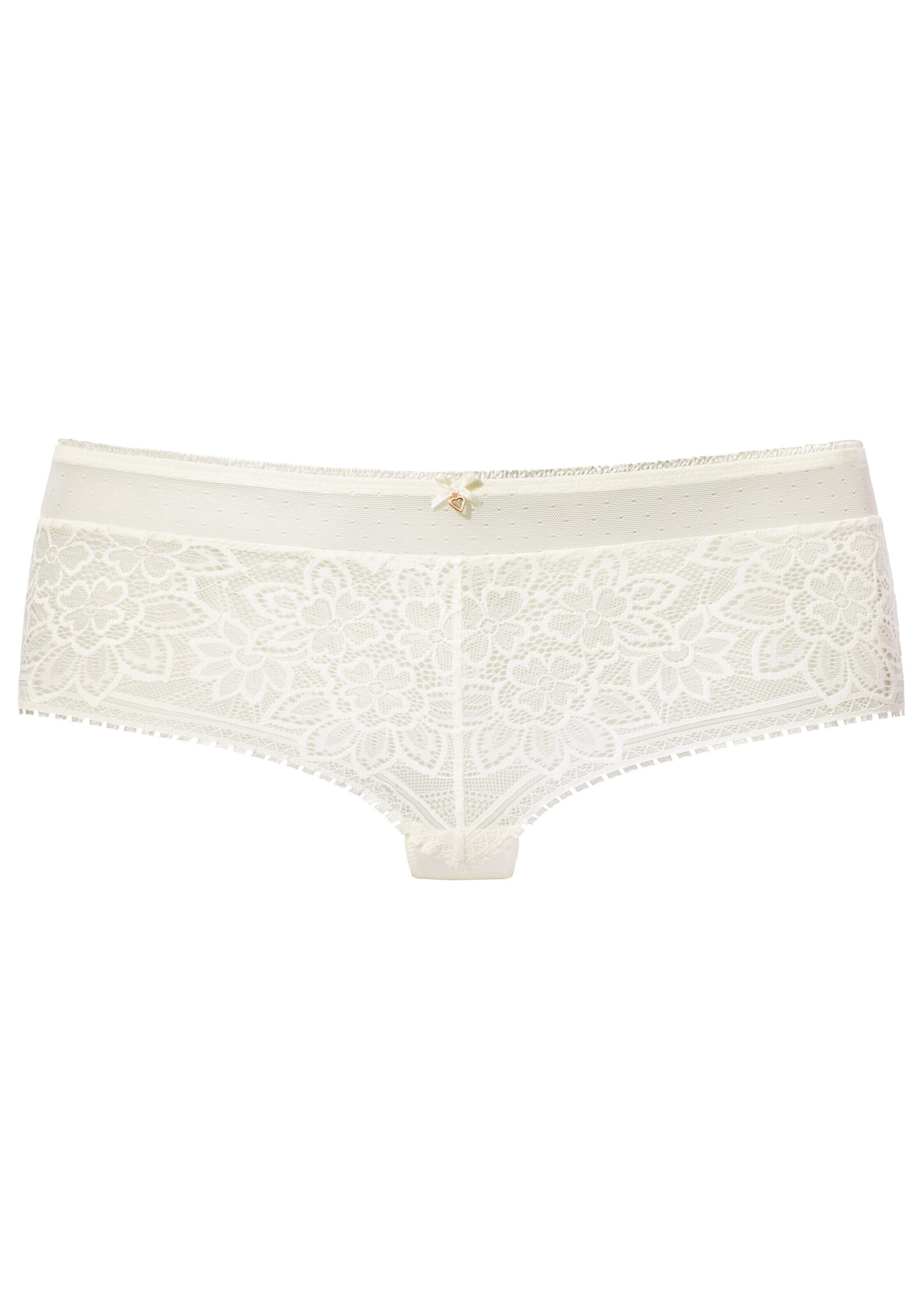 LASCANA Boyshorts in White: front