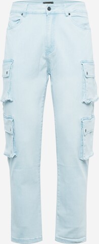SikSilk Normální Džíny s kapsami – modrá: přední strana
