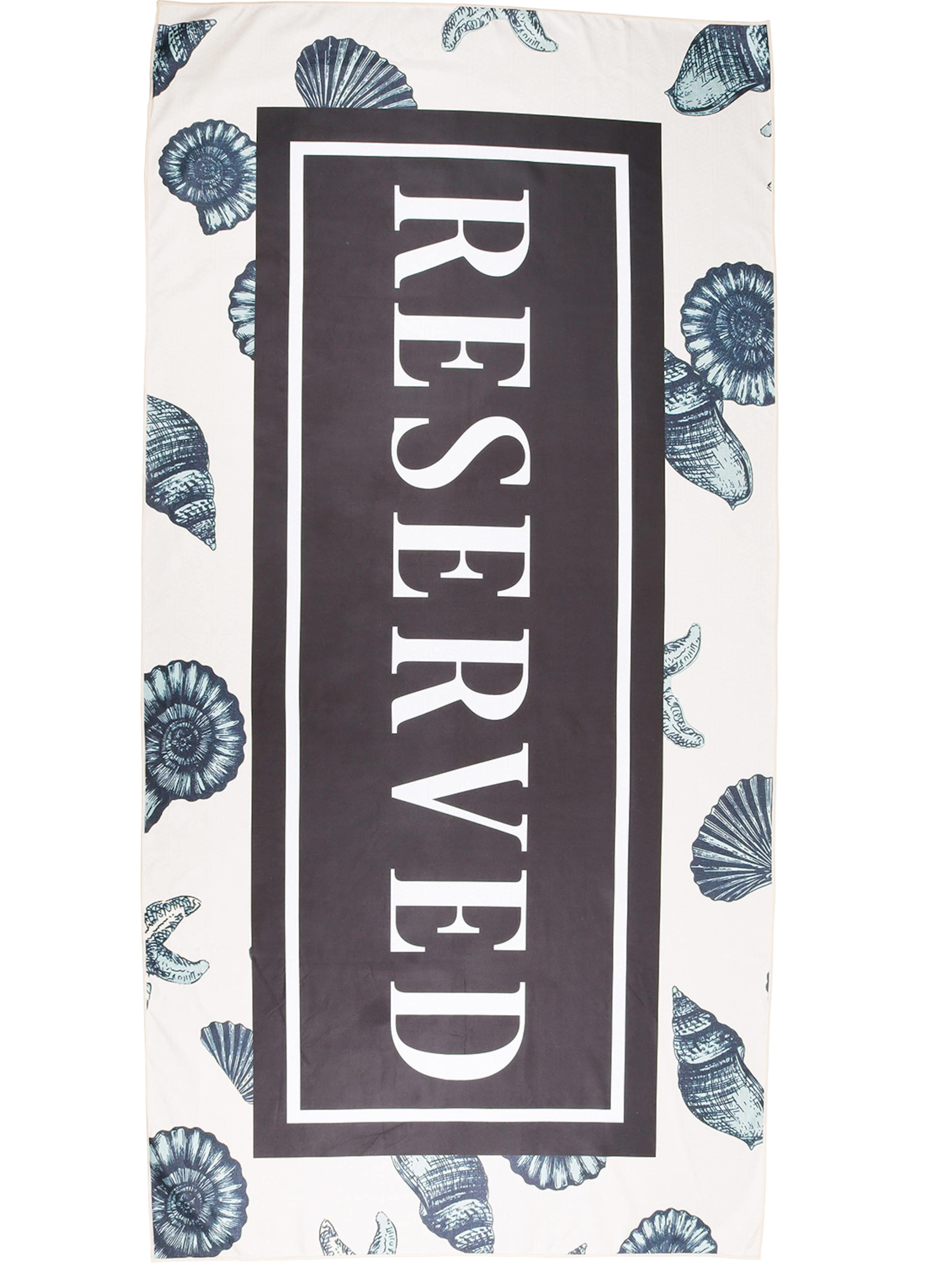 Capelli New York Beach Towel 'Muscheln' in Blue: front
