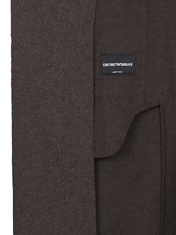 ARMANI Between-seasons coat 'Emporio Armani Mantel' in Brown