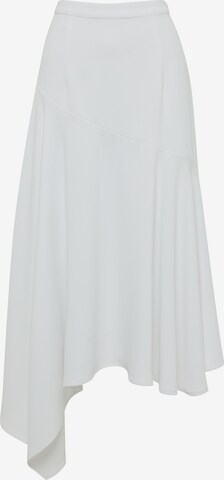 Tussah Skirt 'LORIE' in White: front