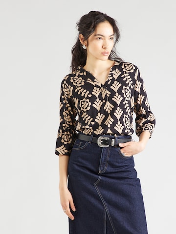 Sublevel Blouse in Zwart: voorkant