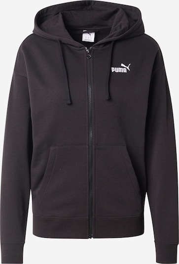 PUMA Sportski gornji dio trenirke 'Ess No. 1' u crna / prljavo bijela, Pregled proizvoda