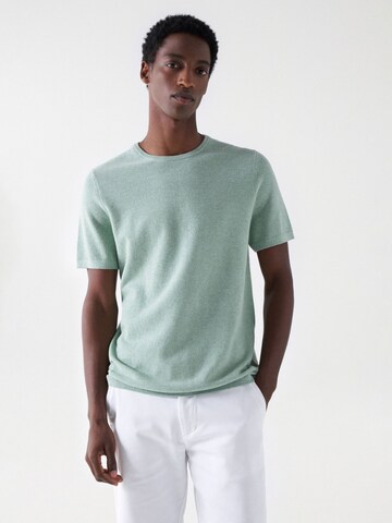 T-Shirt Salsa Jeans en vert : devant
