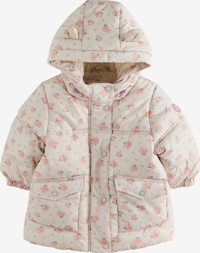 Žieminė striukė iš Next, spalva – kremo / purpurinė / rožinė, Prekių apžvalga