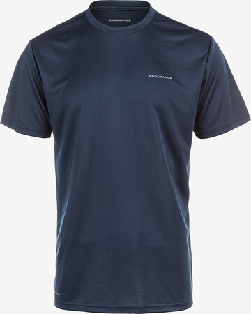 ENDURANCE Functioneel shirt 'Vernon' in Blauw: voorkant