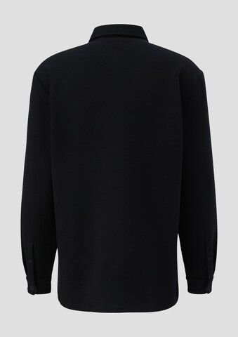 QS Regular Fit Skjorte i sort
