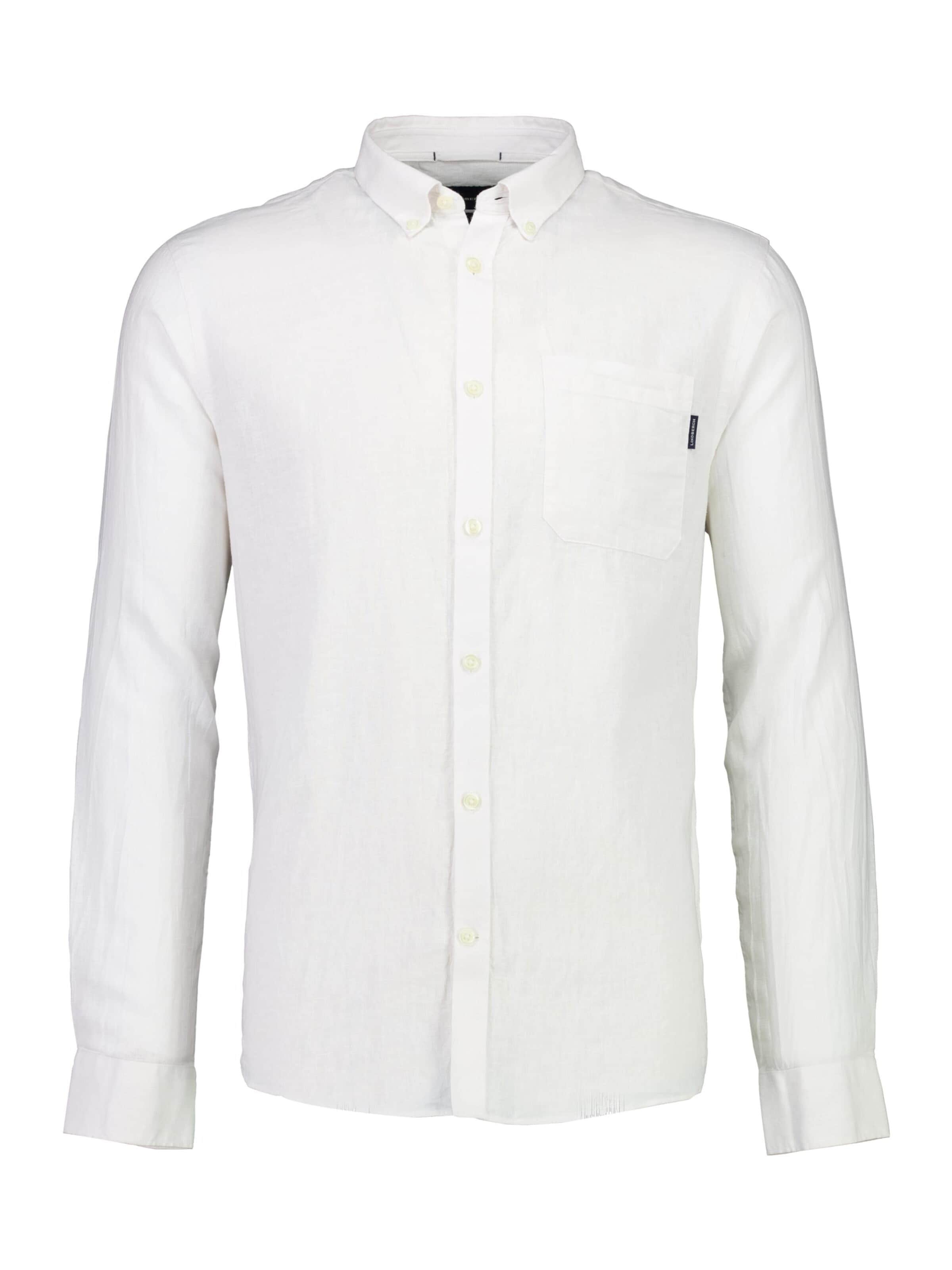 Lindbergh Regular fit Overhemd in Wit: voorkant