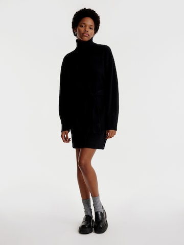 EDITED Knitted dress 'Okka' in Black