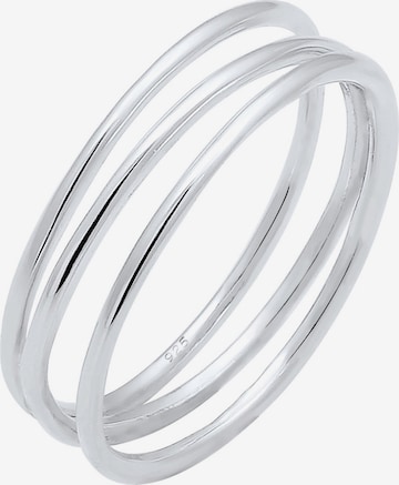 ELLI Ring in Silver: front