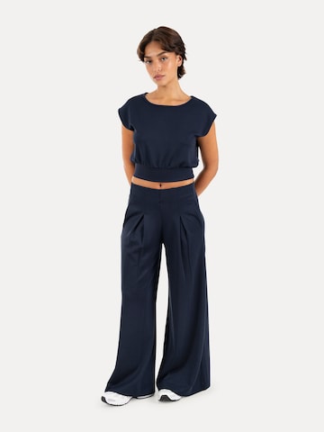 Smilodox Wide Leg Hose 'Vanea' in Blau