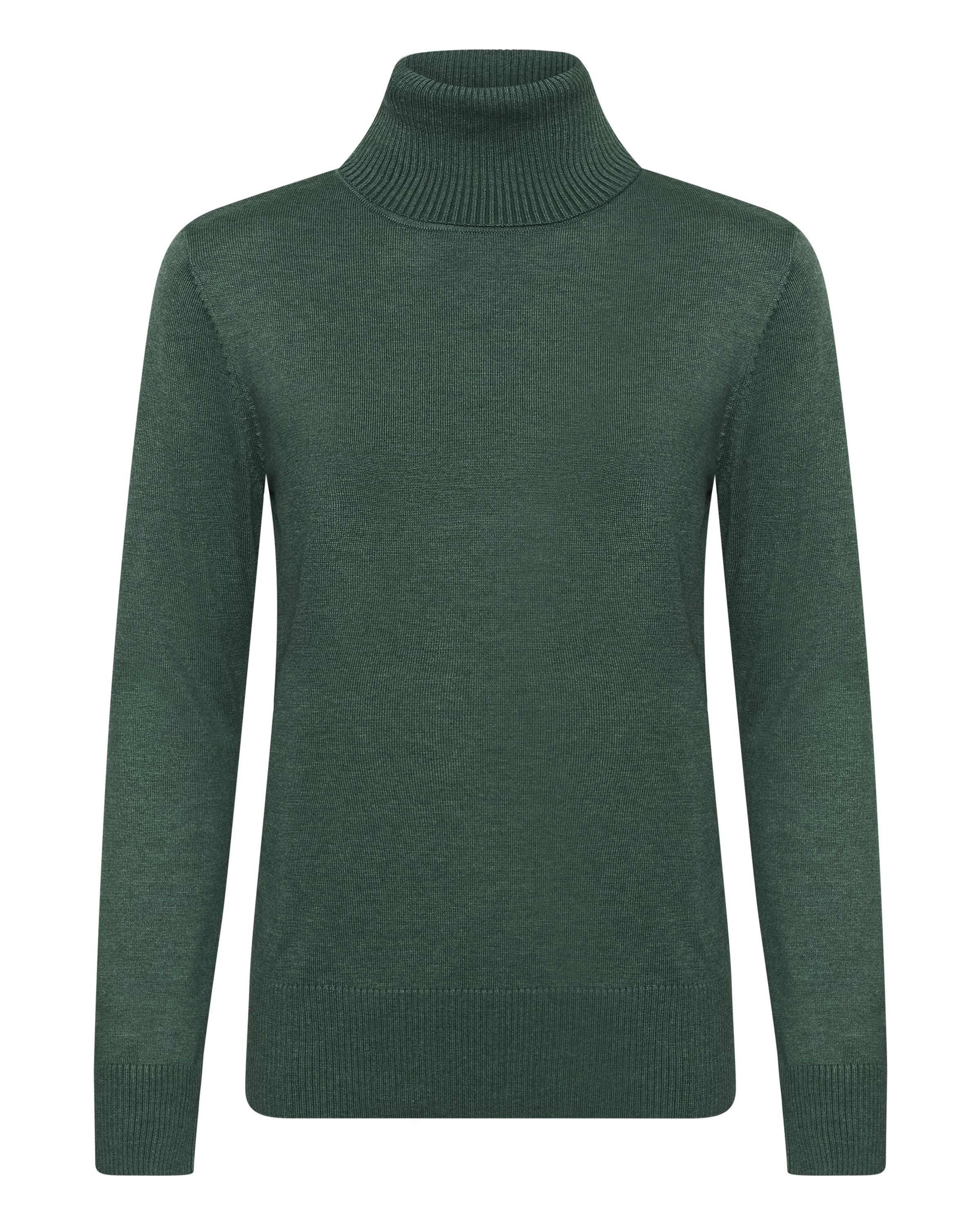 SAINT TROPEZ Pullover in Grün: Vorderseite