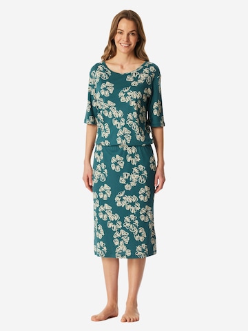SCHIESSER Nachthemd 'Modern Nightwear' in Groen