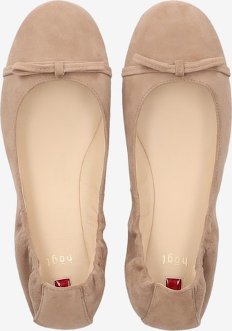 Ballerines Högl en beige