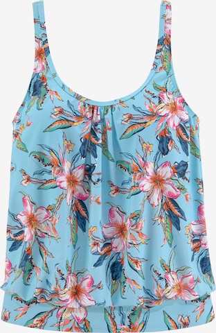 LASCANA - Top de tankini em azul: frente