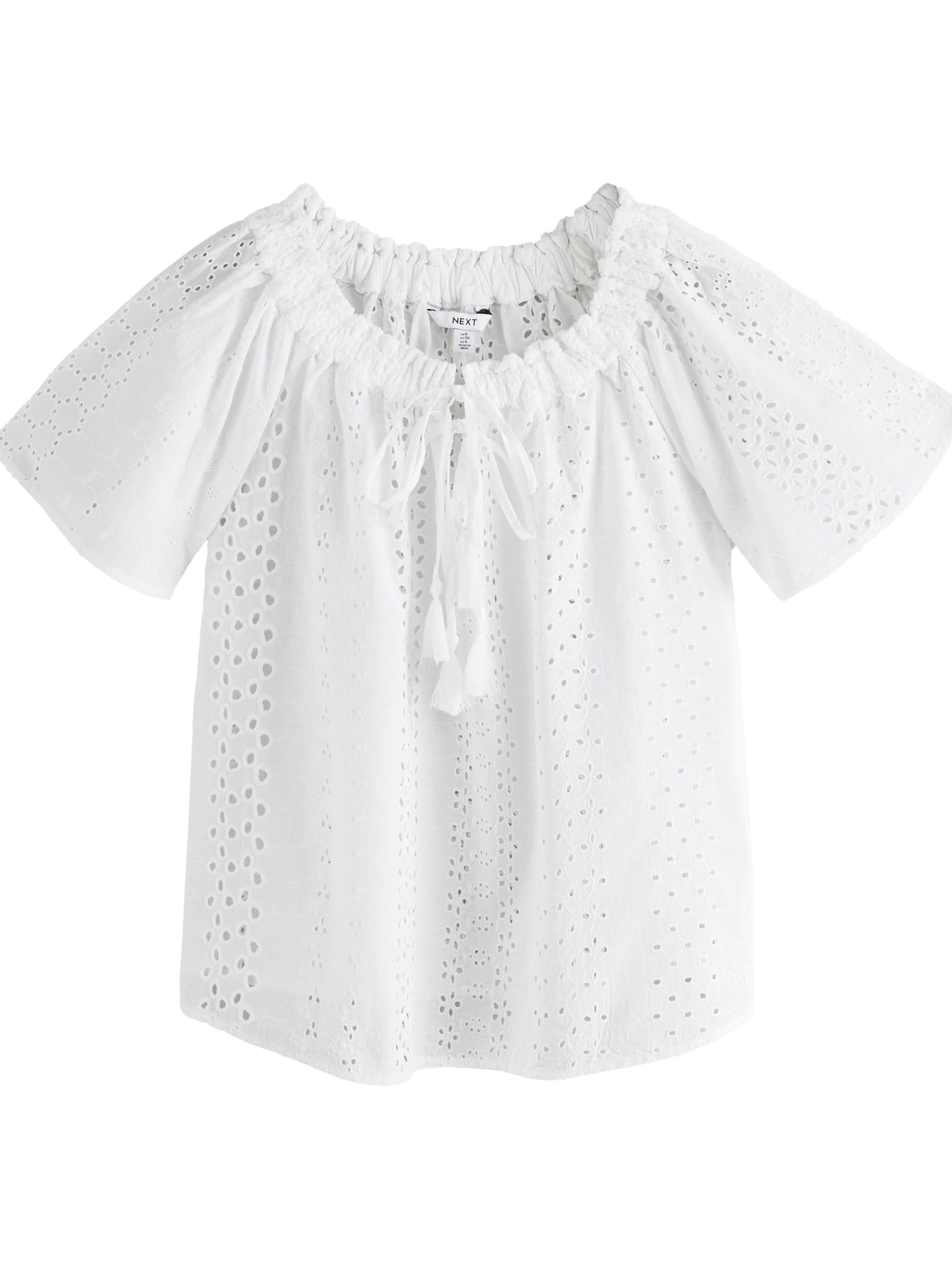 Next Pluus, värv valge: eest vaates