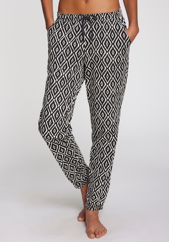 VIVANCE Pyjamahose 'Dreams' in Schwarz: Vorderseite