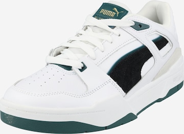 PUMA حذاء رياضي بلا رقبة 'Slipstream' بلون أبيض: الأمام