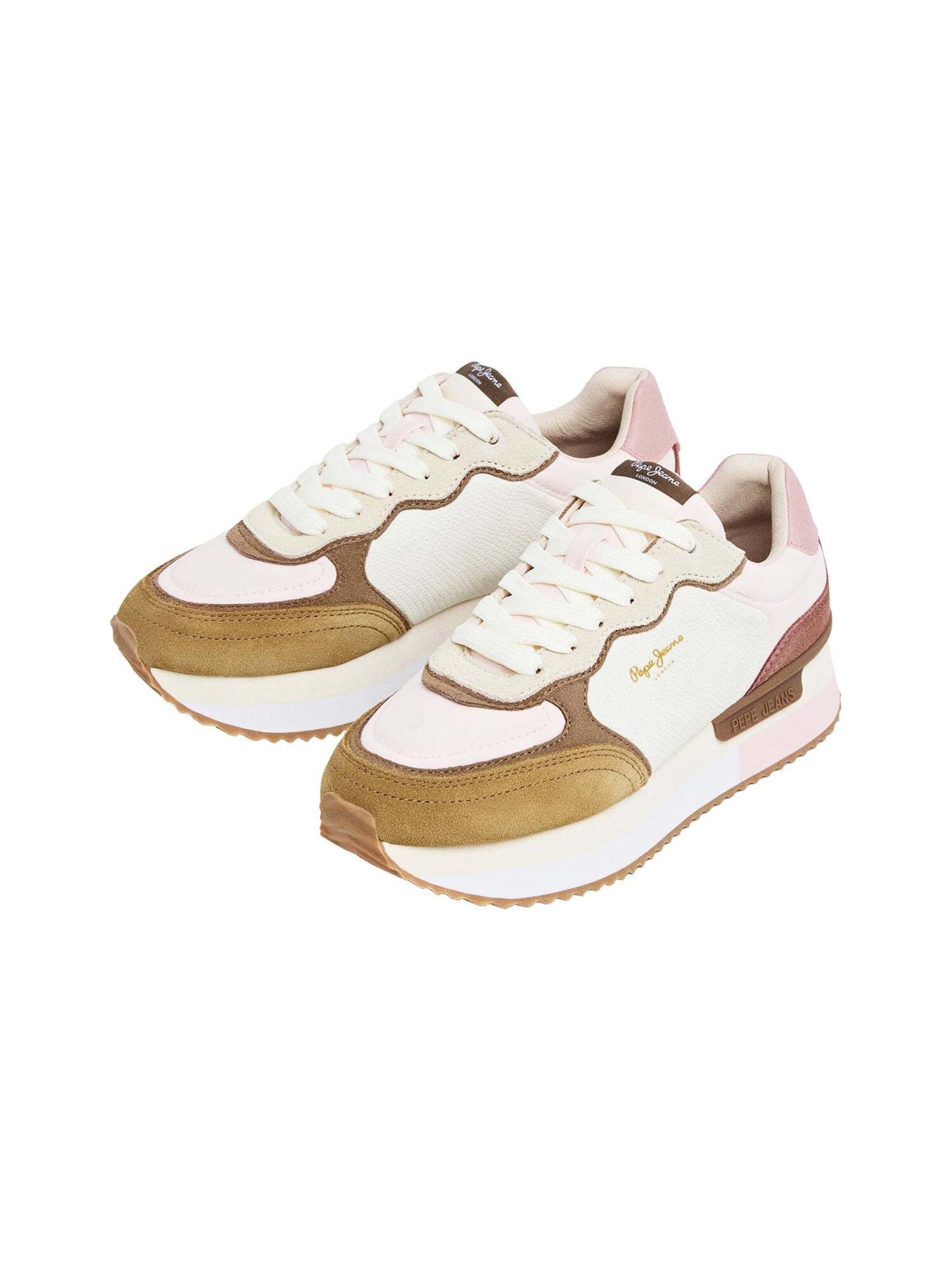 Sneaker bassa 'Rusper Snake' di Pepe Jeans in bianco