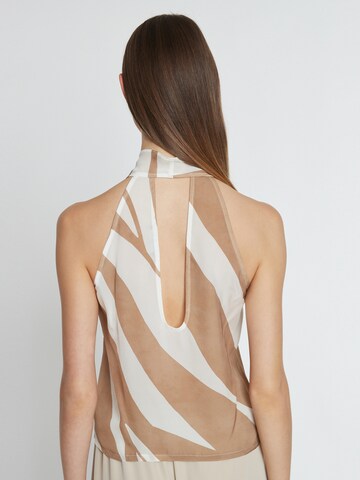 Ana Alcazar Top ' Rasty ' in Beige