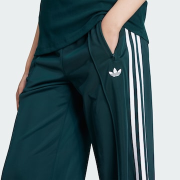 ADIDAS ORIGINALS Wide leg Trousers 'Adicolor Classic Firebird' in Green