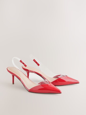 Décolleté sling 'Forever Comfort' di Next in rosso