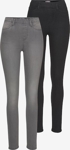 FLASHLIGHTS Jeggings in Grey: front
