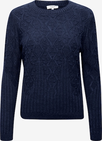 b.young Strickpullover 'Olgi' in Blau: predná strana